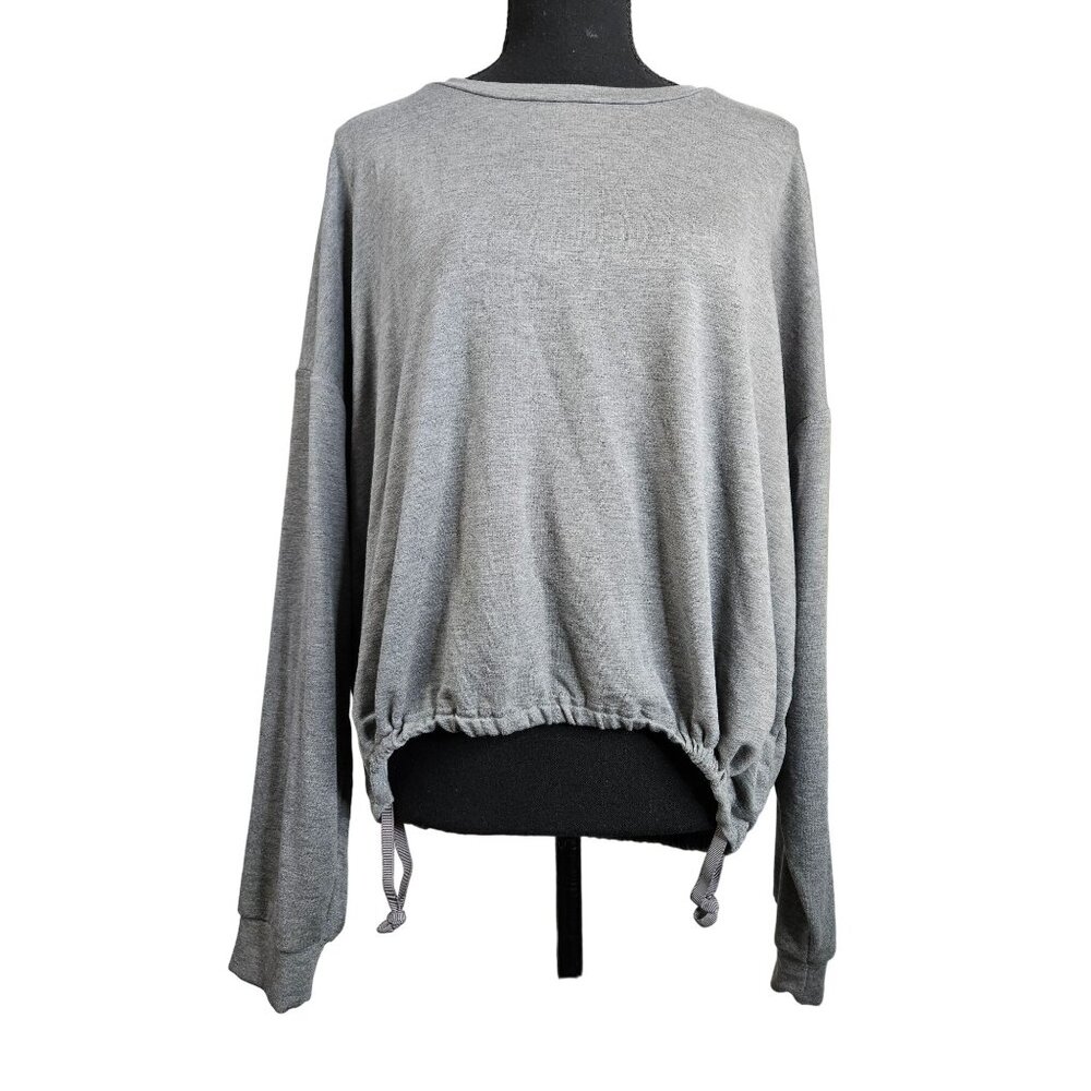 Fabletics Pullover Crop Drawstring Side Waist Lon… - image 5